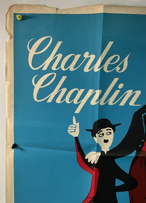 Lot 40 - THE CHAPLIN REVIEW (1959) UK Quad film poster,...
