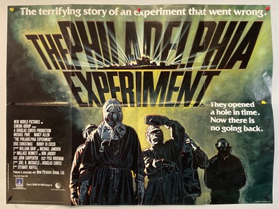 Lot 374 - THE PHILADELPHIA EXPERIMENT (1984) UK Quad...