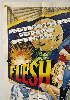 Lot 297 - FLESH GORDON (1974) UK Quad film, sci-fi sex...