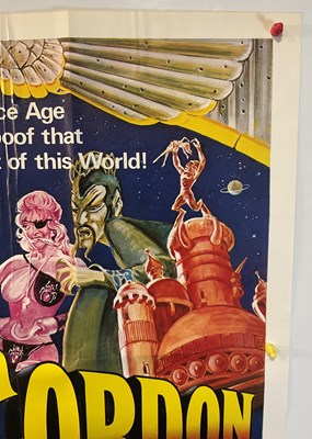 Lot 297 - FLESH GORDON (1974) UK Quad film, sci-fi sex...