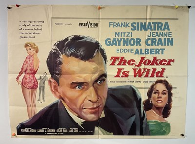 Lot 61 - THE JOKER IS WILD (1957) UK Quad film poster,...