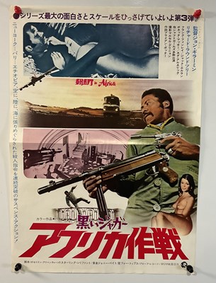 Lot 114 - SHAFT IN AFRICA (1973) Japanese press sheet /...
