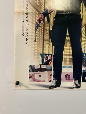 Lot 346 - WESTWORLD (1973) Japanese press sheet / film...
