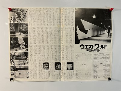 Lot 346 - WESTWORLD (1973) Japanese press sheet / film...