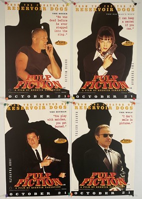 Lot 27 - PULP FICTION (1994) A set of four teaser movie...