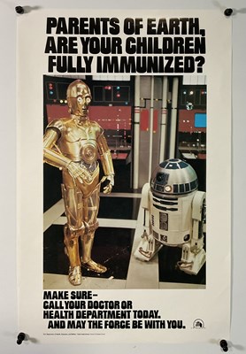 Lot 805 - STAR WARS A 1979 Advertisement poster for the...