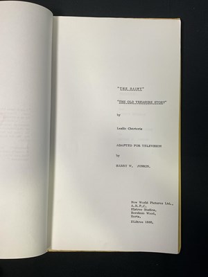 Lot 432 - An original shooting script for THE SAINT...