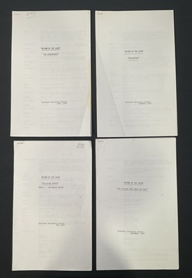 Lot 433 - A group of 4 dialogue continuity scripts for...