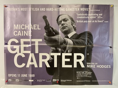 Lot 15 - GET CARTER (1977) BFI UK Quad 2000 film poster...