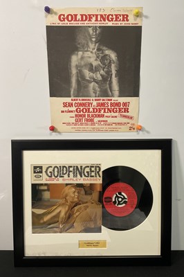 Lot 223 - JAMES BOND Goldfinger presentation display of...