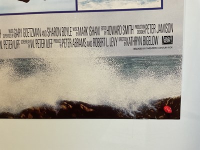 Lot 23 - POINT BREAK (1991) UK Quad film poster, crime...