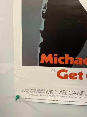 Lot 14 - GET CARTER (1971) commercial US one sheet...