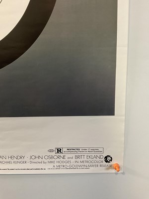 Lot 14 - GET CARTER (1971) commercial US one sheet...