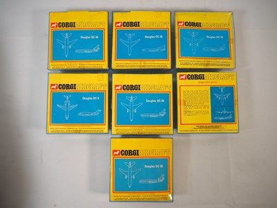 Lot 2 - A group of CORGI (LINTOYS) diecast aircraft...