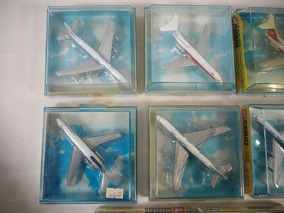 Lot 3 - A group of CORGI (LINTOYS) diecast aircraft...