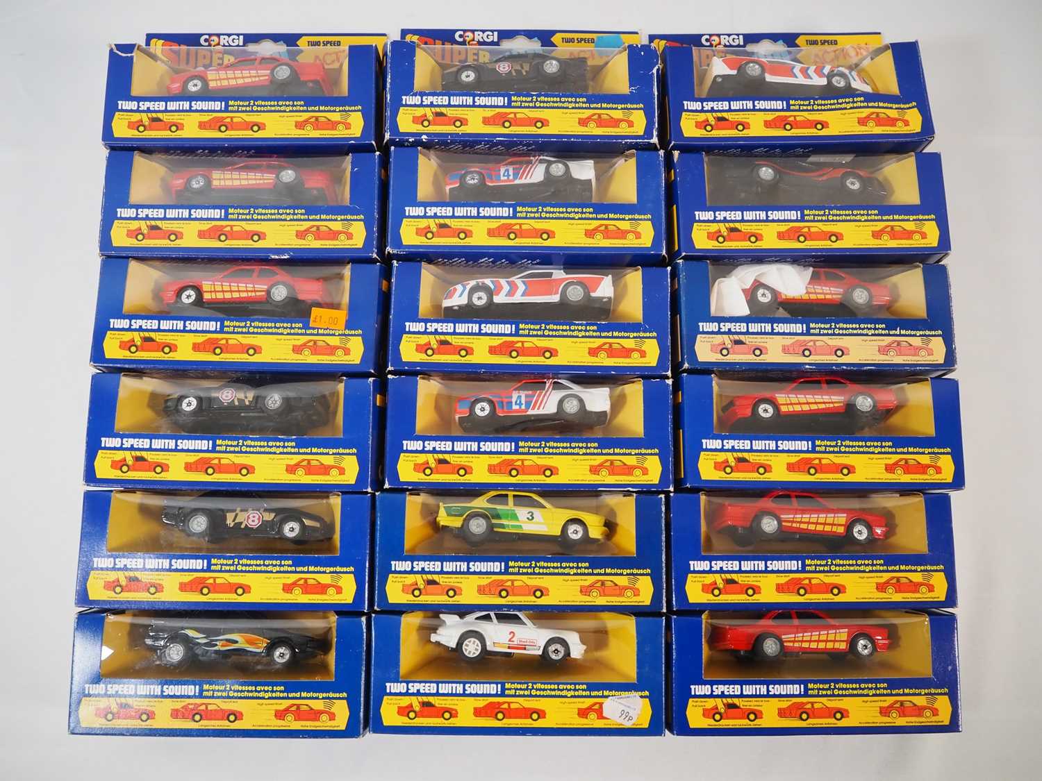 Lot 6 - A group of CORGI diecast cars from the 'Super...