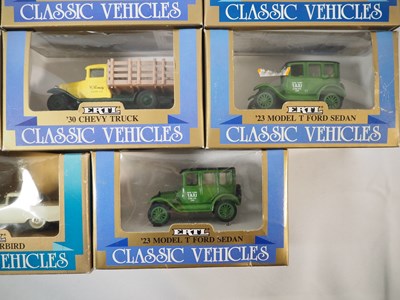 Lot 11 - A group of ERTL diecast American outline cars...