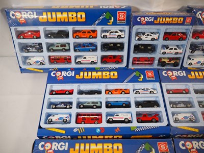 Lot 17 - A group of CORGI Juniors 'Jumbo' playsets all...