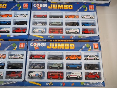 Lot 17 - A group of CORGI Juniors 'Jumbo' playsets all...