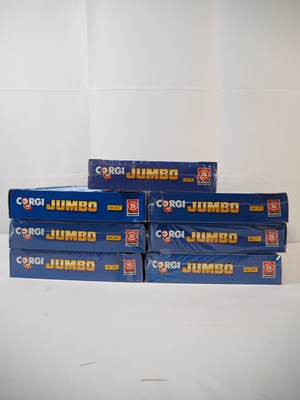 Lot 17 - A group of CORGI Juniors 'Jumbo' playsets all...