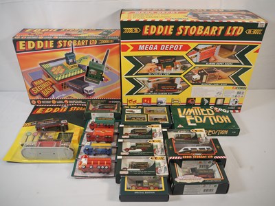 Lot 22 - A group of CORGI Eddie Stobart playsets and...