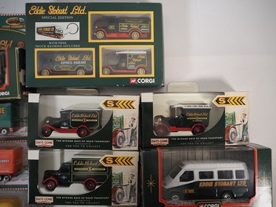 Lot 22 - A group of CORGI Eddie Stobart playsets and...
