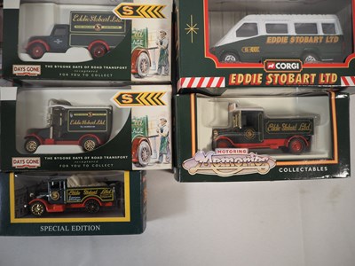 Lot 22 - A group of CORGI Eddie Stobart playsets and...