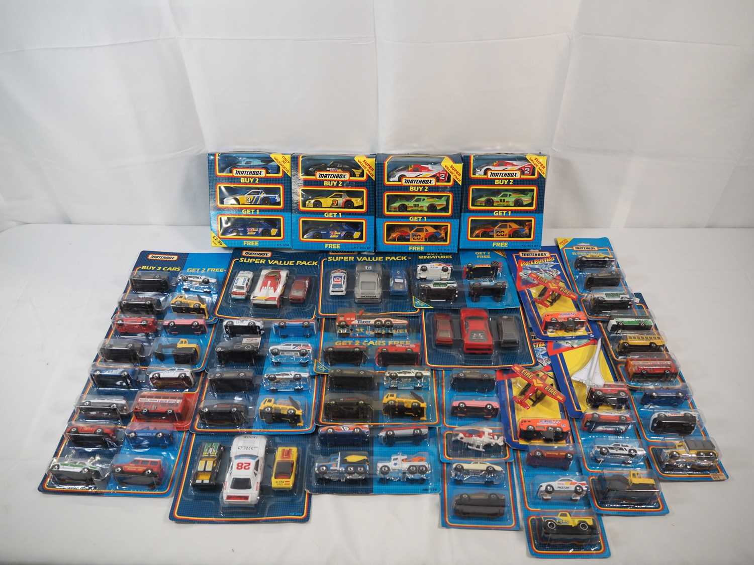Lot 27 - A large quantity of carded and boxed MATCHBOX...