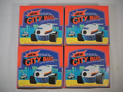 Lot 28 - A group of 4 shop trade boxes of 'City Bug'...