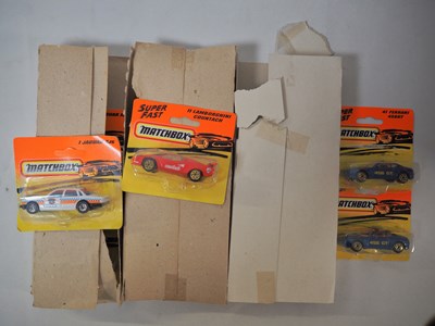 Lot 72 - A part trade box of MATCHBOX Superfast carded...