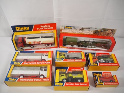 Lot 106 - A group of DINKY 1980's issue diecast lorries...