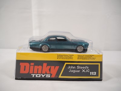 Lot 110 - A DINKY Code 3 issue #113 'John Steed's Jaguar...