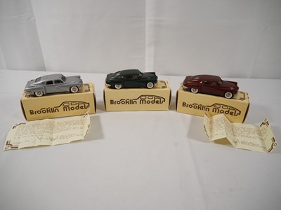 Lot 114 - A group of BROOKLIN models 1:43 scale hand...