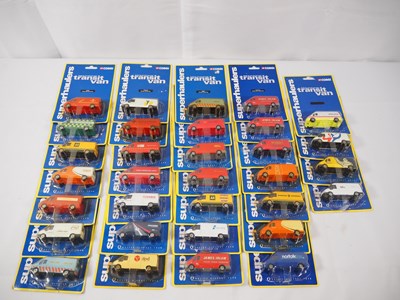 Lot 122 - A group of CORGI Superhaulers Transit Vans on...