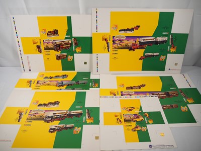 Lot 127 - A group of original CORGI production artwork...