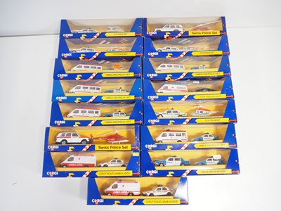 Lot 140 - A group of CORGI Emergency Service vehicle...