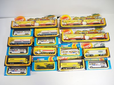 Lot 155 - A group of CORGI Super Juniors lorries and...