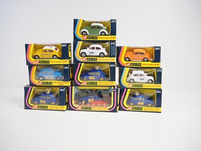 Lot 161 - A group of CORGI diecast VW Beetles in various...