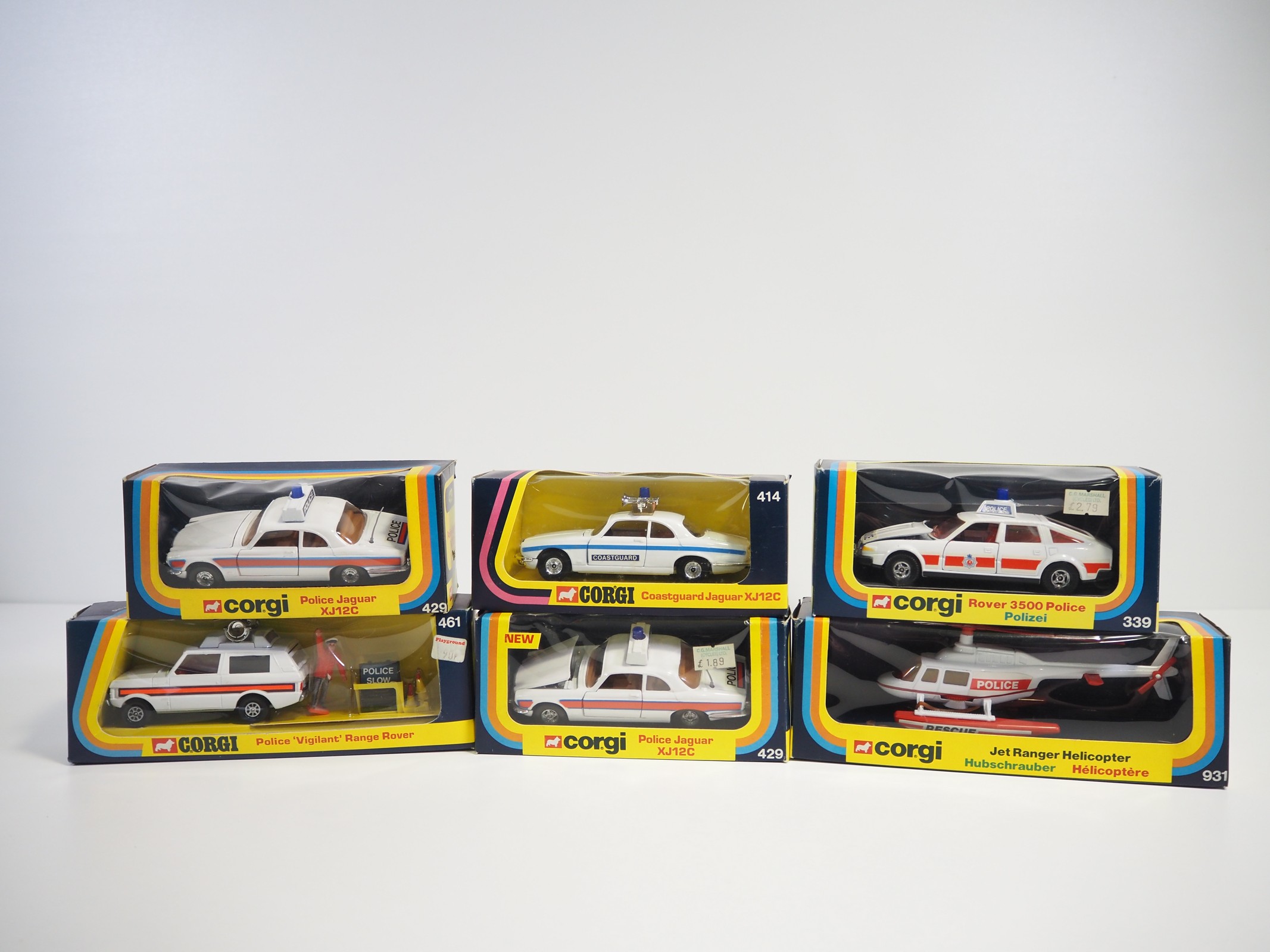 Lot 166 - A group of CORGI police and coast guard