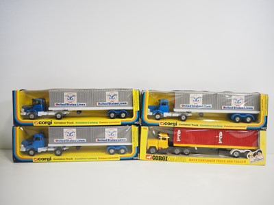 Lot 180 - A group of CORGI Major container trucks...