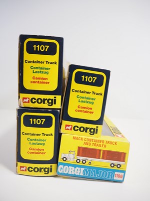 Lot 180 - A group of CORGI Major container trucks...