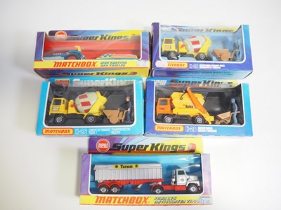 Lot 184 - A group of MATCHBOX Superkings lorries all...