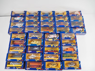 Lot 201 - A large quantity of CORGI diecast cars, all in...