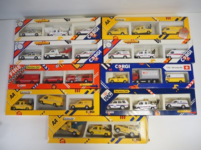 Lot 203 - A group of CORGI Emergency Service vehicle...