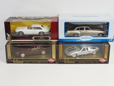 Lot 233 - A group of 1:18 scale diecast cars by GUILOY...