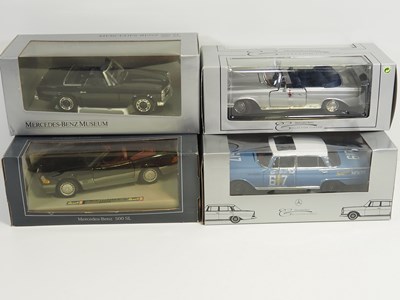 Lot 234 - A group of 1:18 scale diecast cars by REVELL,...