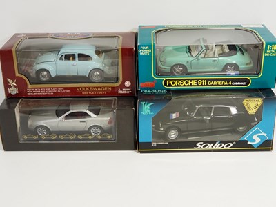 Lot 235 - A group of 1:18 scale diecast cars by SOLIDO...