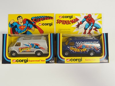 Lot 264 - A CORGI 436 Spiderman 'Spidervan' together...