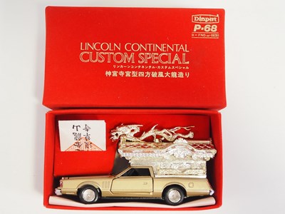 Lot 274 - A YONEZAWA / DIAPET P-68 diecast Lincoln...