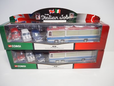 Lot 284 - A pair of CORGI 'The Italian Job' vehicle sets...